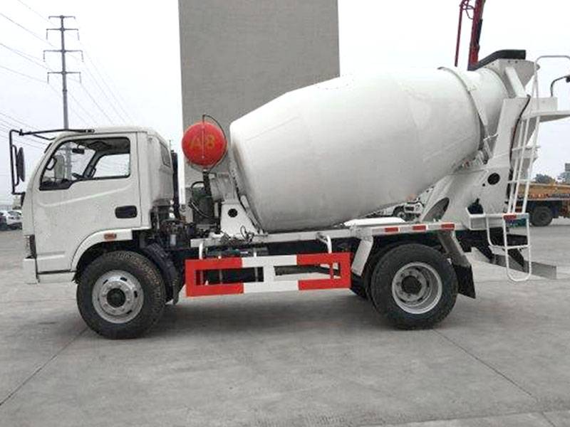 Concrete batching plant mixer truck 3 Cubic